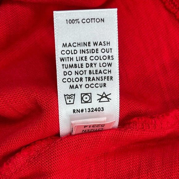 Cotton Citizen Cherry Red Tokyo Tank Top - Size Small - NWT - Picture 5 of 6
